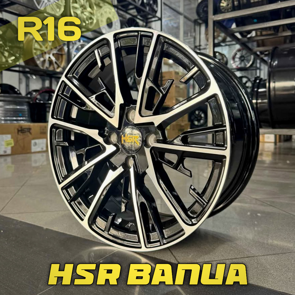 Velg Racing R16 - Brio Agya Mobilio Mazda Jazz dll - HSR BANUA ring 16 4x100 // HSR WHEEL OFFICIAL