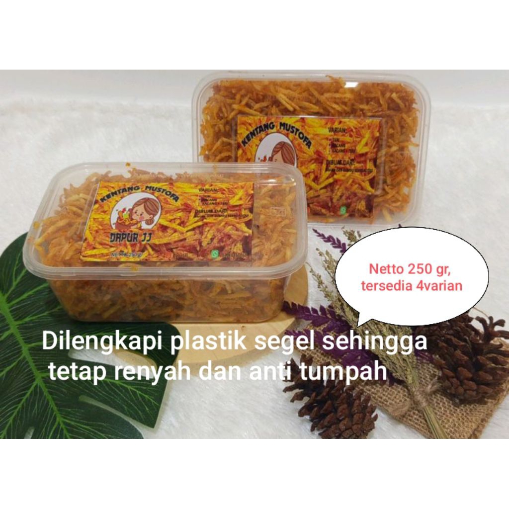 

Mustofa Kentang Pedas Manis Kemasan 250 gram