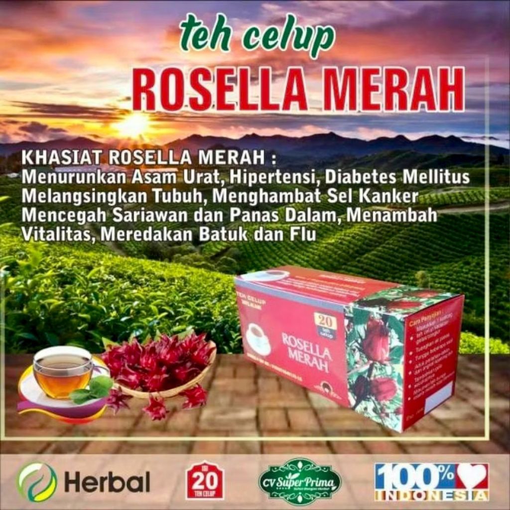 

TEH CELUP BUNGA ROSELLA