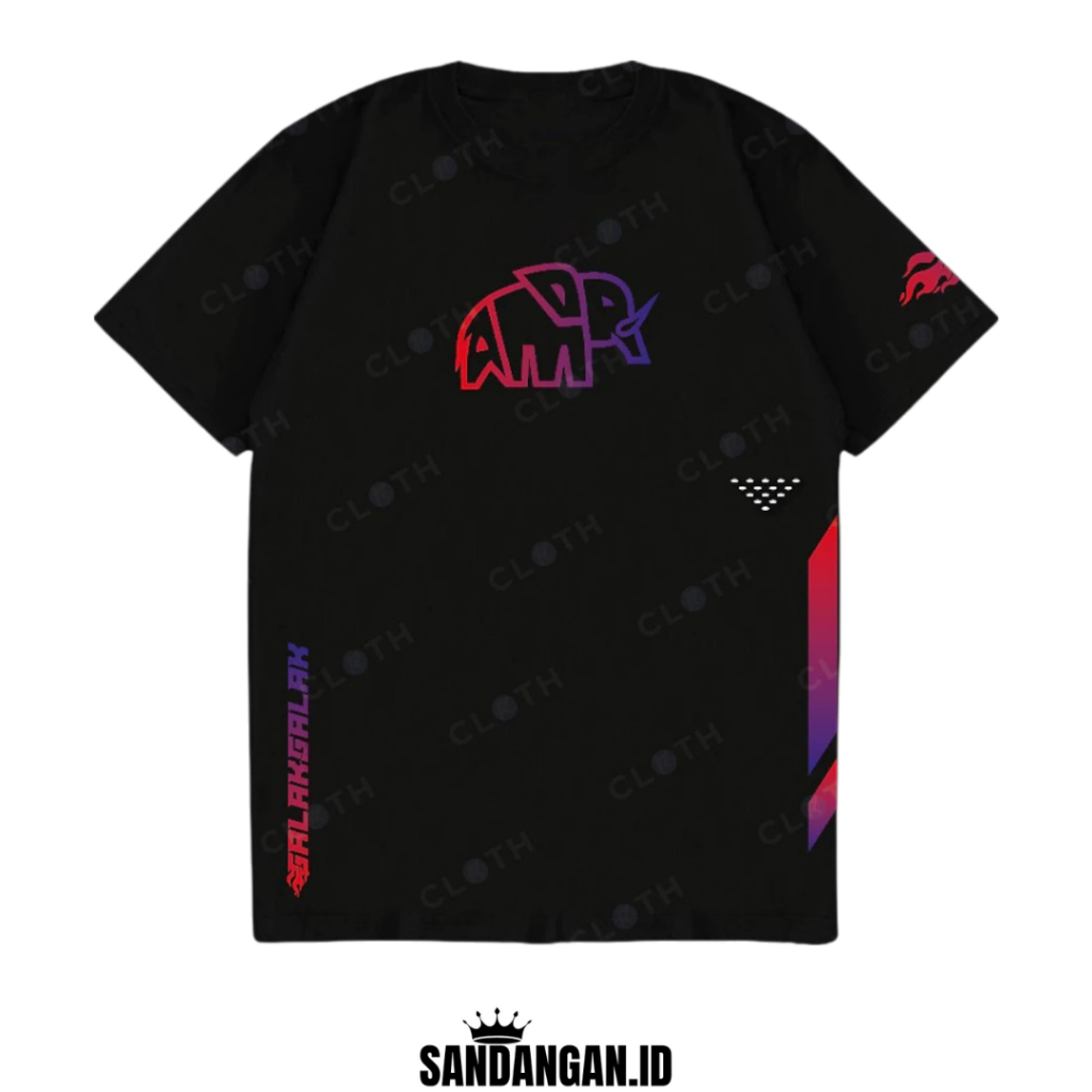 T-SHIRT KAOS GG GALAK GALAK RACING TEAM ROAD RACE COMBED 24S