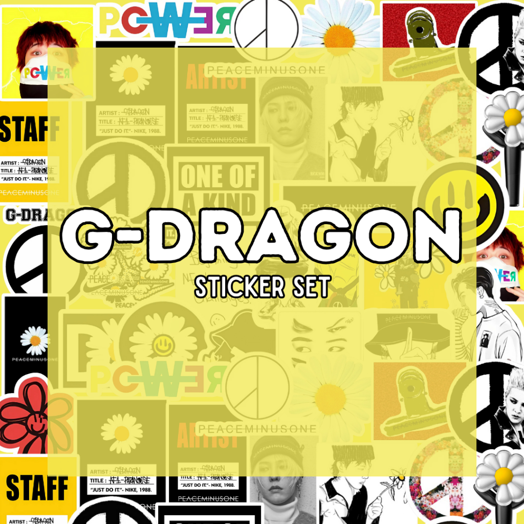 

Sticker G-Dragon | Sticker VIP| Sticker Aesthetic / Sticker Anti Air / Sticker Vinyl / Sticker Die Cut / Sticker Kpop / Sticker Cute