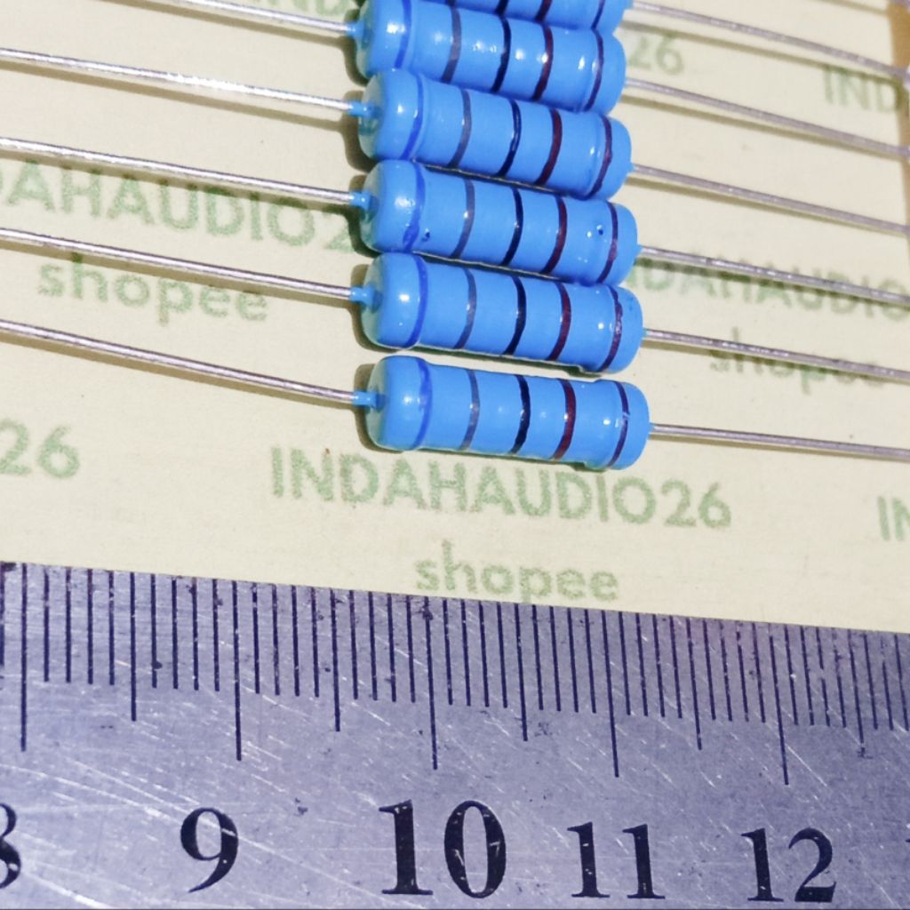 metal film 6K8  2W 1% resistor 6,8k  2 watt  6,8  kilo ohm 2 w 2watt 1 persen 6.8k 2w  6k8