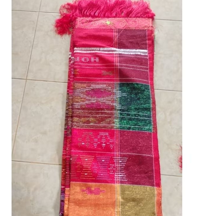Ulos simata 7 sadum dimensi & merah