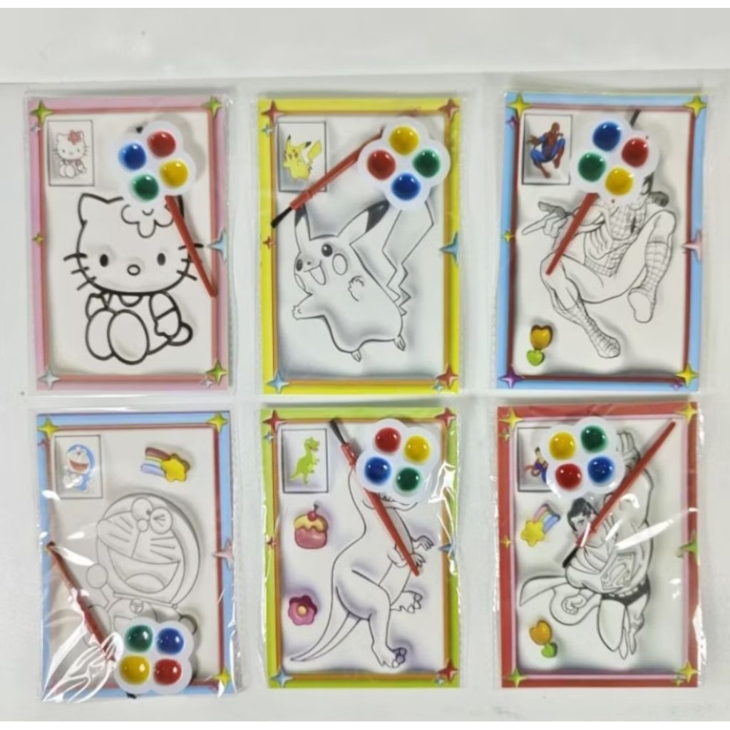 

1 pcs mewarnai cat air 3D kecil mainan mewarnai cat air