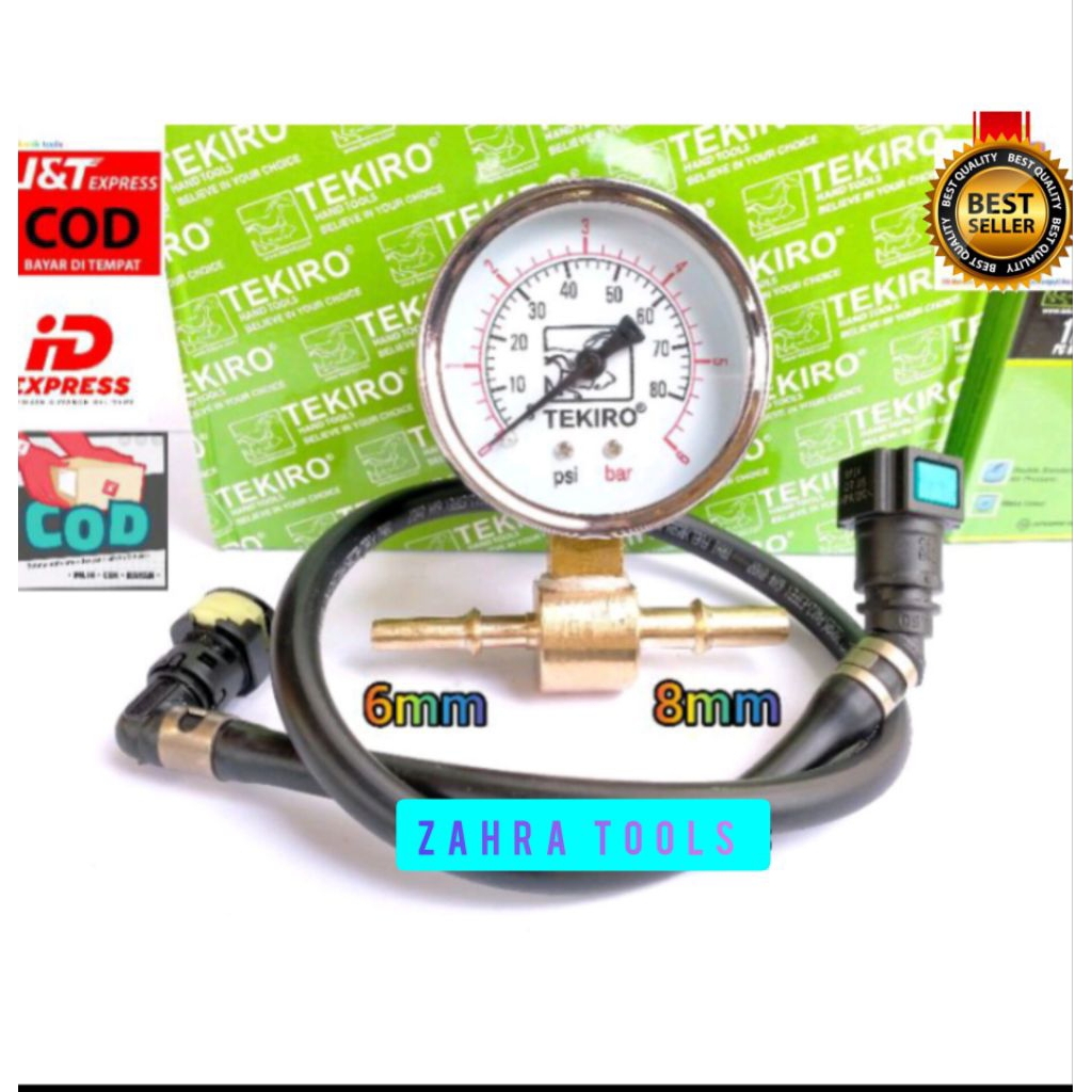 TESTER FUELPUMP INJEKSI alat cek tekanan fuel pump motor fuel pressure
