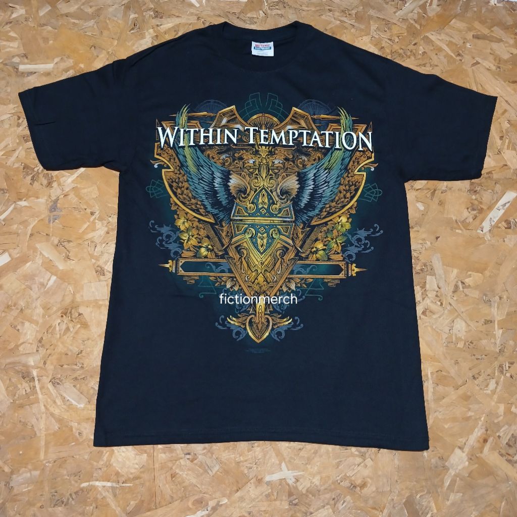Kaos Band WITHIN TEMPTATION import original Size MEDIUM - Crest Logo NOS HANES