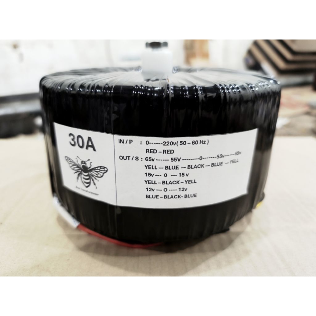 Trafo toroid donat 30A ct 55v...65v