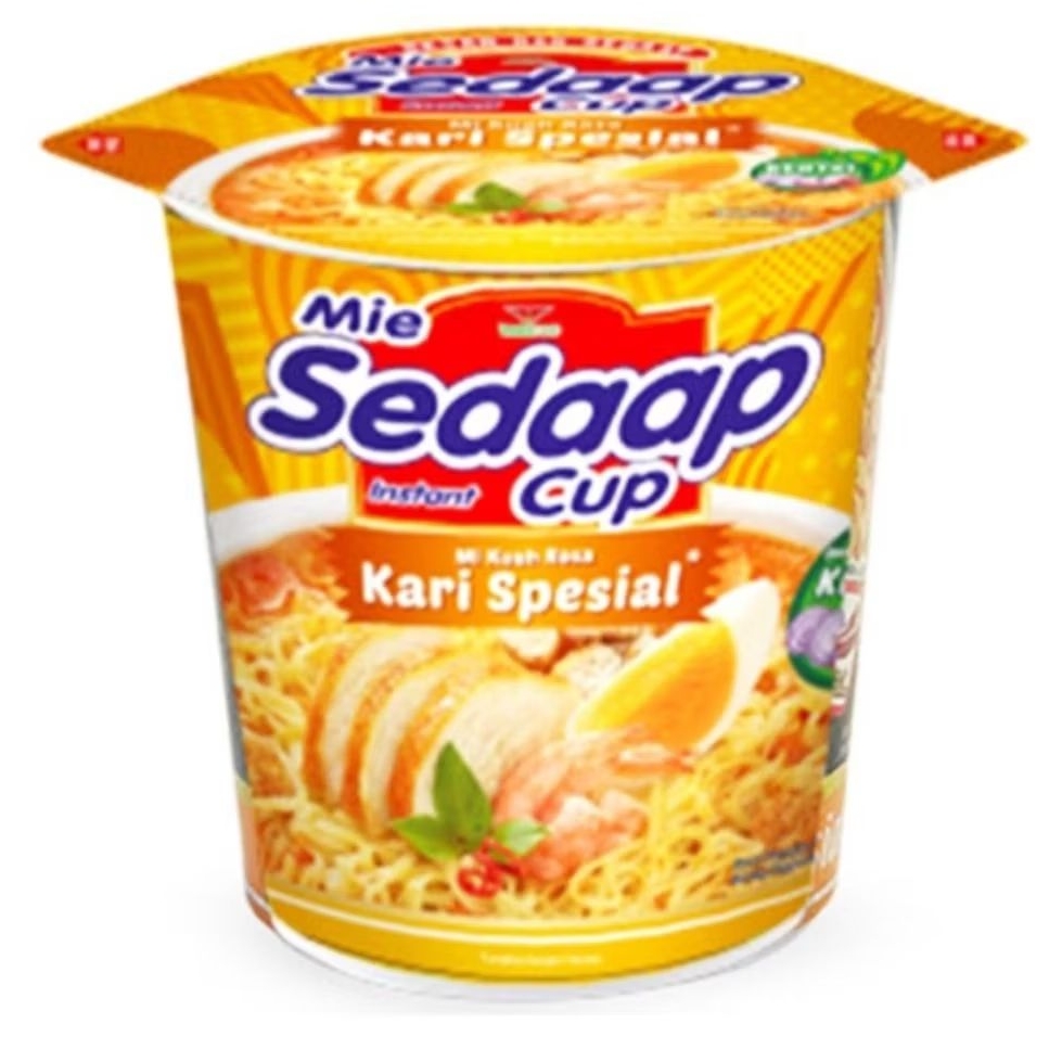 

Sedaap Mi Instan Cup Kari Spesial 81 g