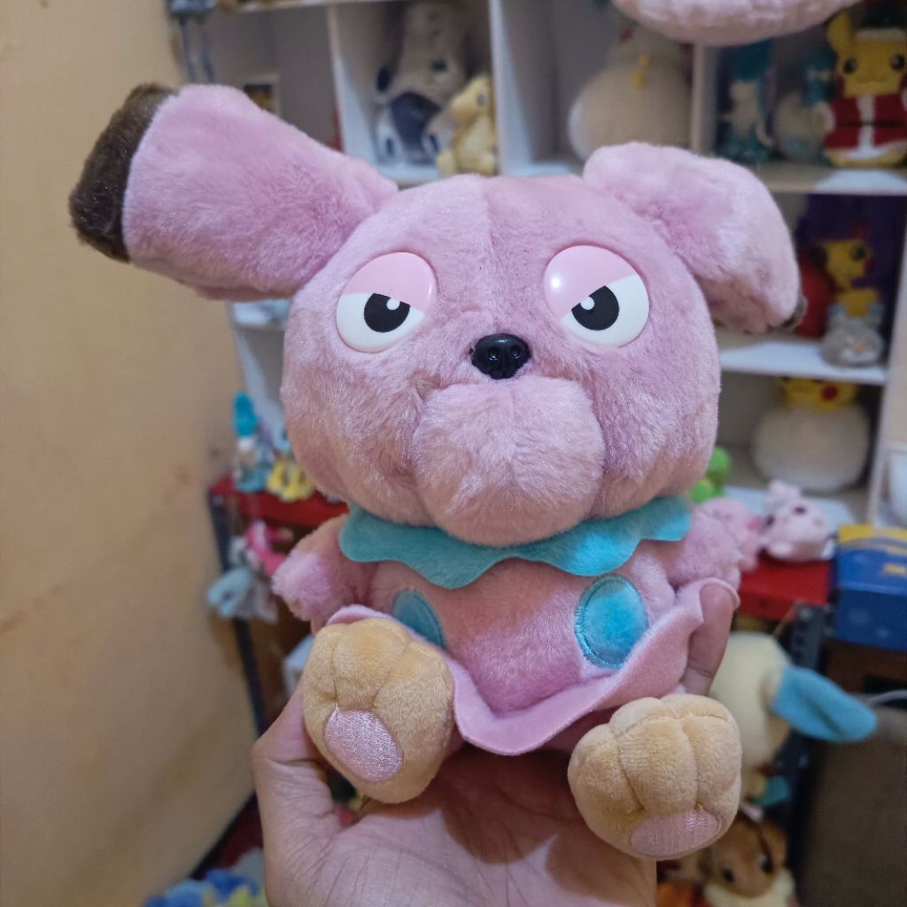 Pokemon Snubbull Mata Keras Rare / Snubbull Ori Size Medium