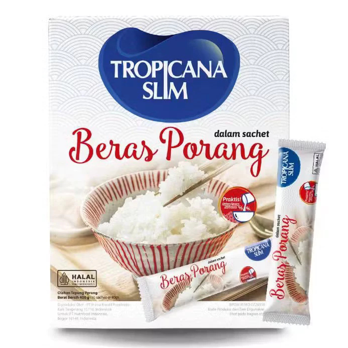 

Tropicana Slim Beras Porang Box 10 Sachet 400gr | Instant Konjac Rice - Mudah & Praktis