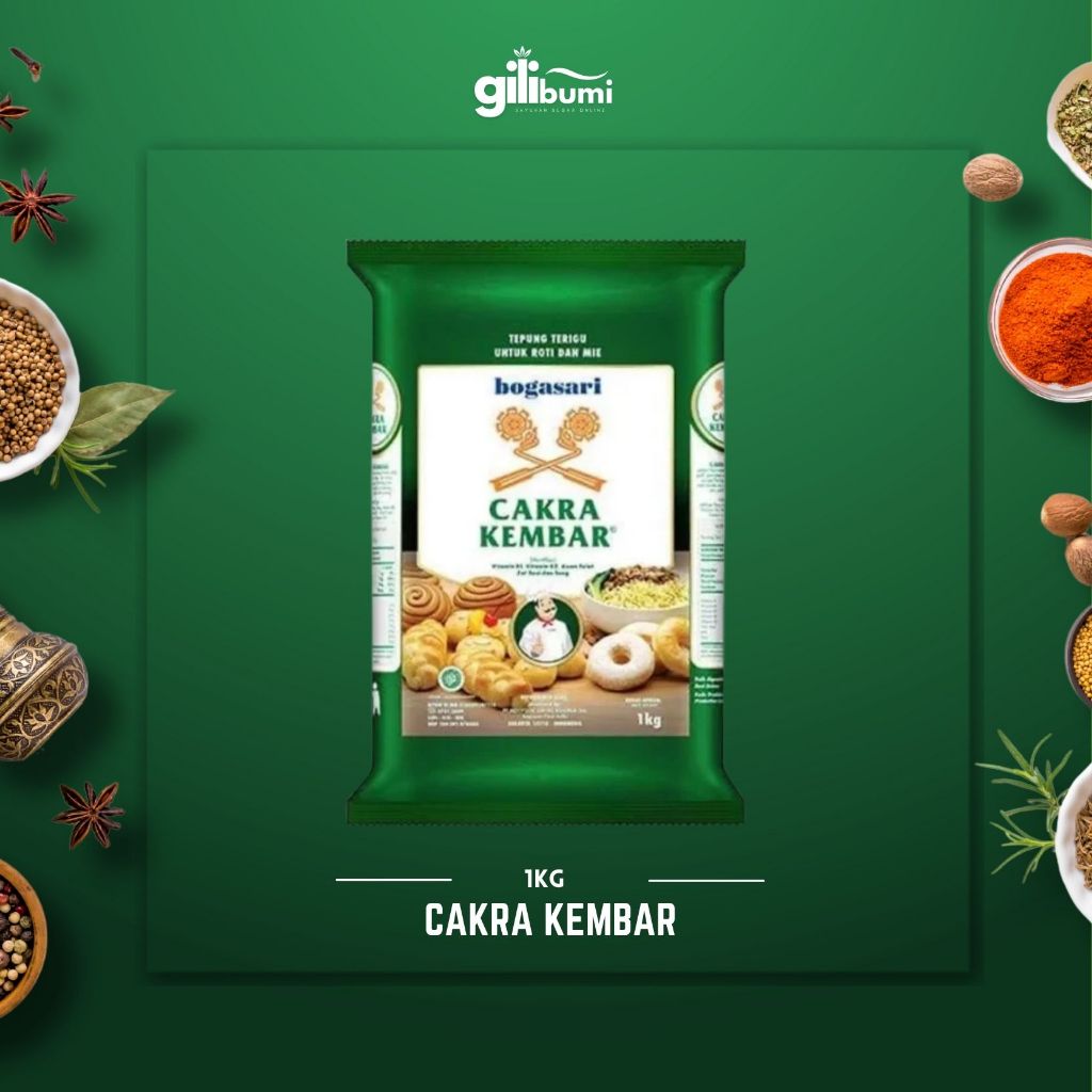 

Tepung Terigu Cakra Kembar 1kg