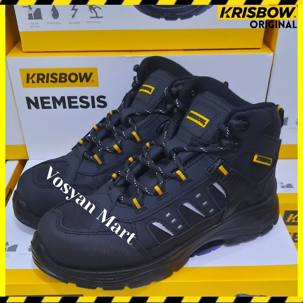Sepatu Safety Krisbow NEMESIS || Safety Shoes Krisbow NEMESIS || Krisbow Sepatu Safety NEMESIS