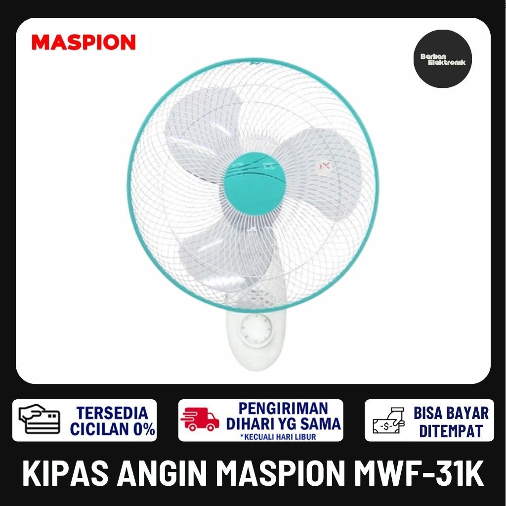 [COD READY] KIPAS ANGIN DINDING MASPION MWF-31K TEMBOK MASPION MWF-31K MWF - 31K 12" KIPAS ANGIN MAS
