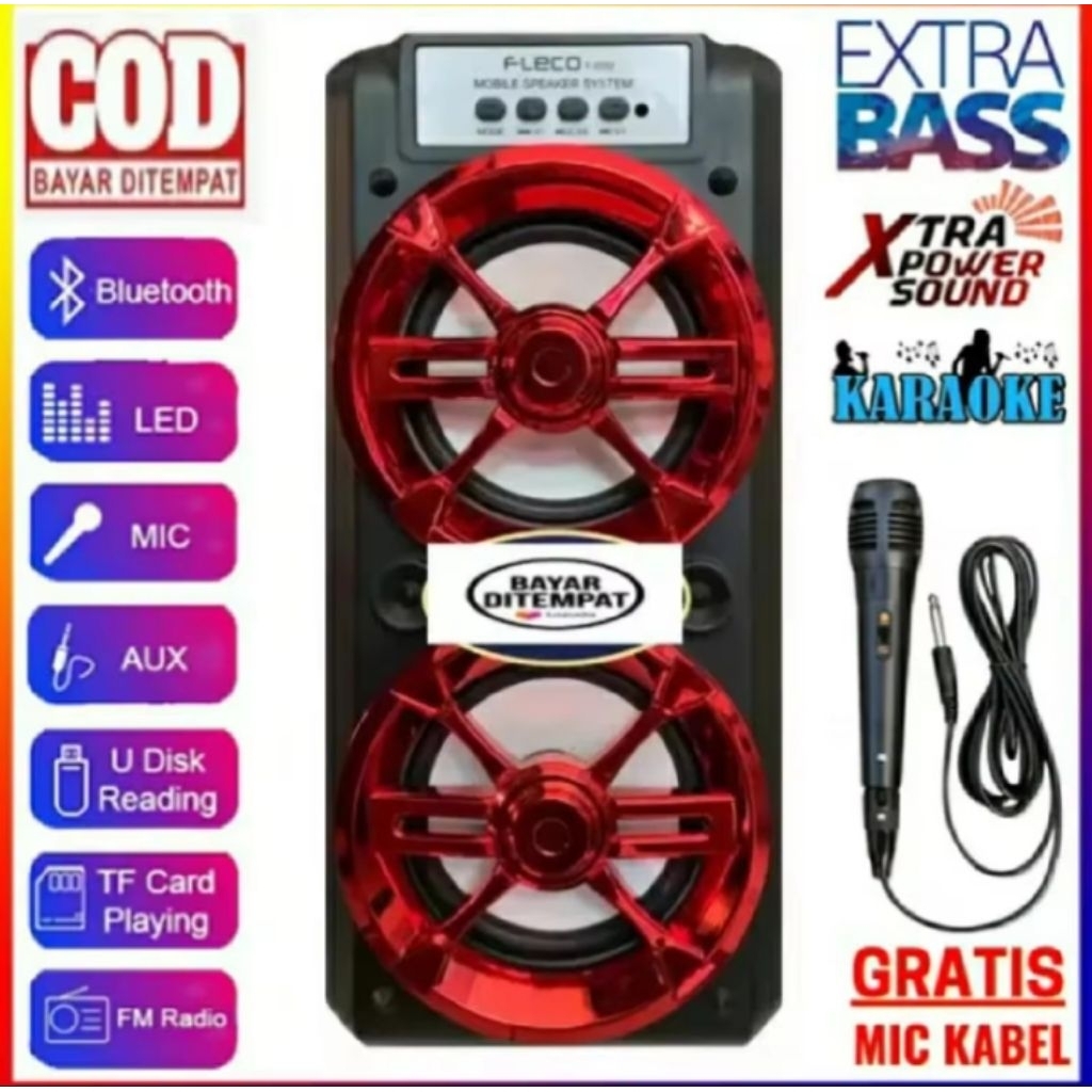 SPEAKER YC-801/MH-38BT GRATIS SX-3009 MIC WIRELESS SPEAKER SX-5005 PORTEBEL XTRAA BASSSS SPEAKER KAR