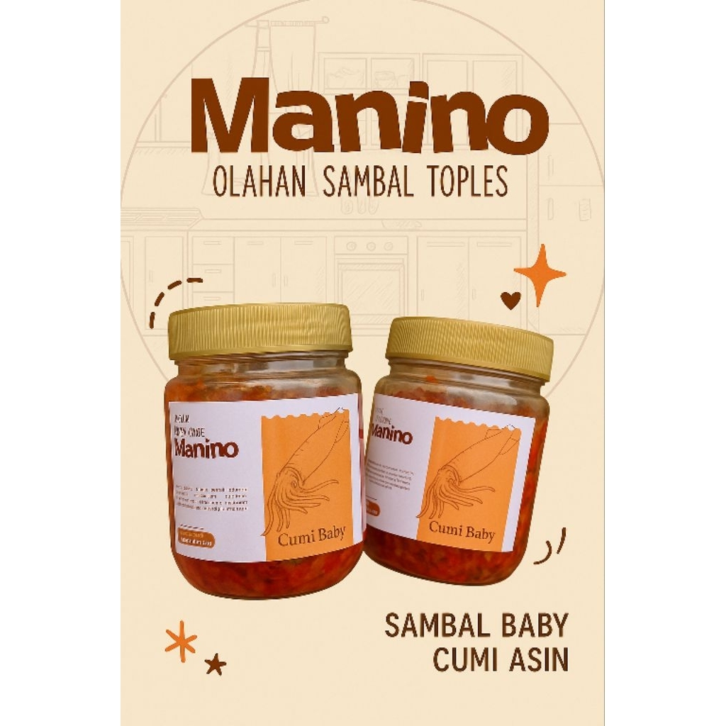 

MANINO | Olahan Sambal Topless | Sambal Baby Cumi Asin