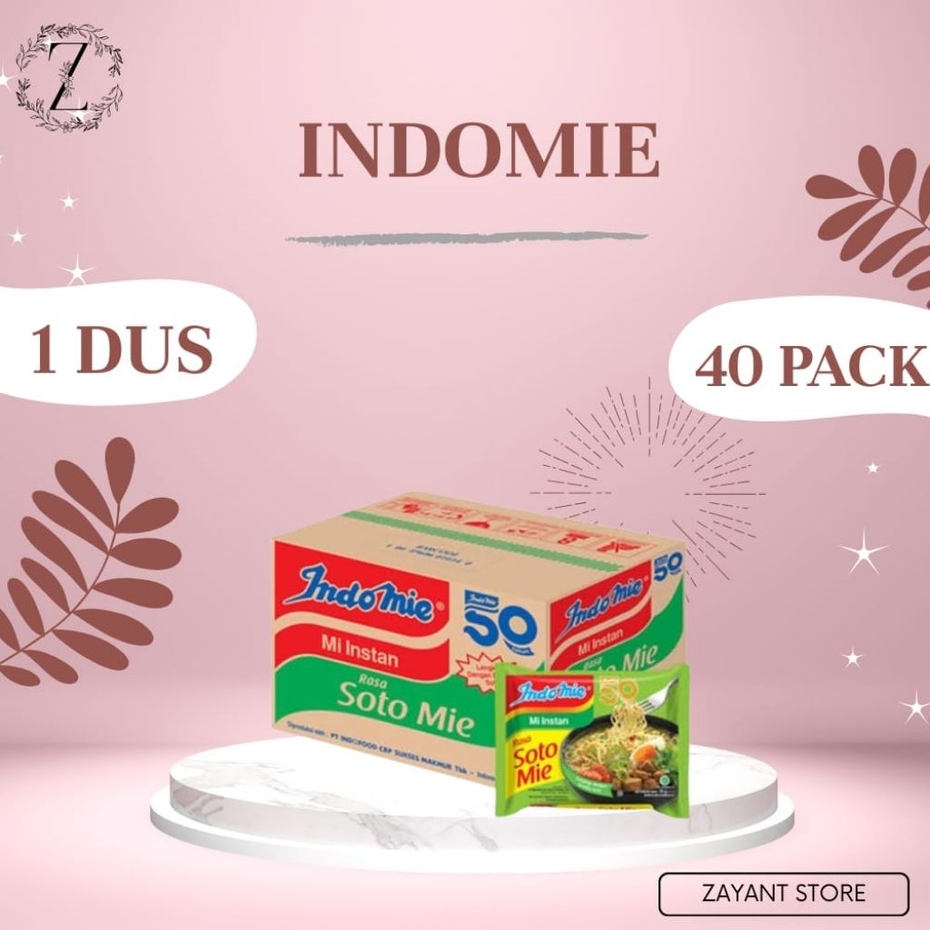 

INDOMIE Mie Soto (1 Dus / 40 Pcs)