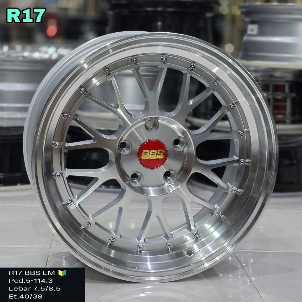 velg celong bbs lm ring 17 lebar 7,5/8,5 untuk innova xpander hrv civic ertiga grand max