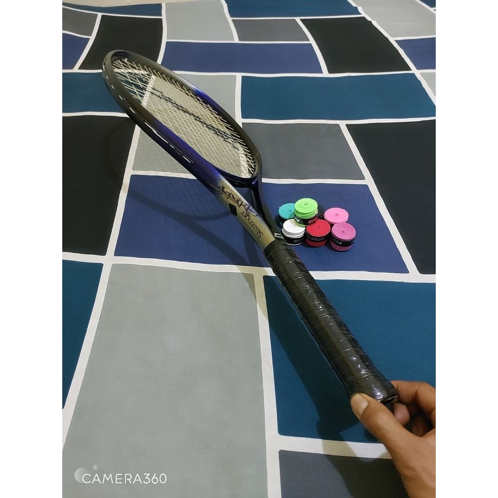 RAKET TENIS OEIGINAL SLAZENGER MC CHANGE BEKAS MASIH BAGUS SIAP SMASH