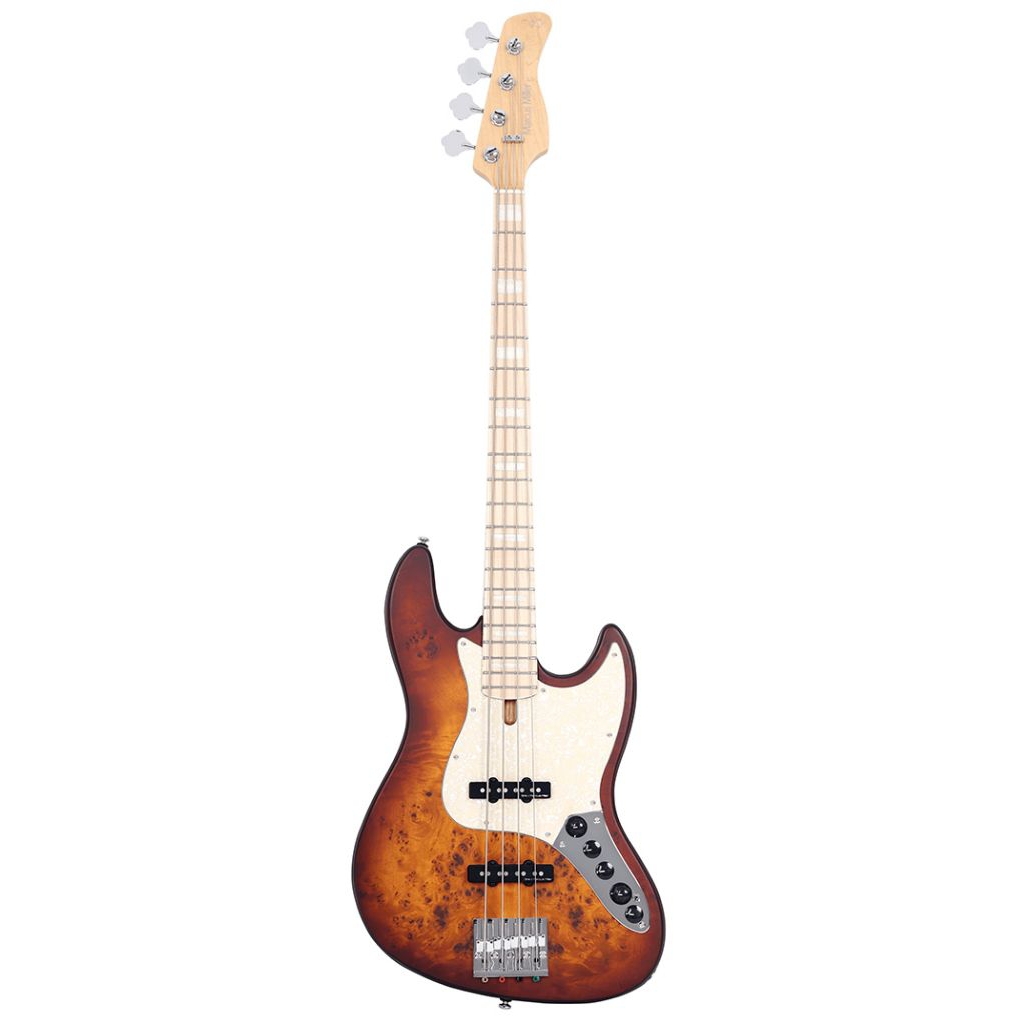 Sire 4-String Marcus Miller V7 Swamp Ash Reissue Electric Elektrik Bass Tobacco Sunburst Finish