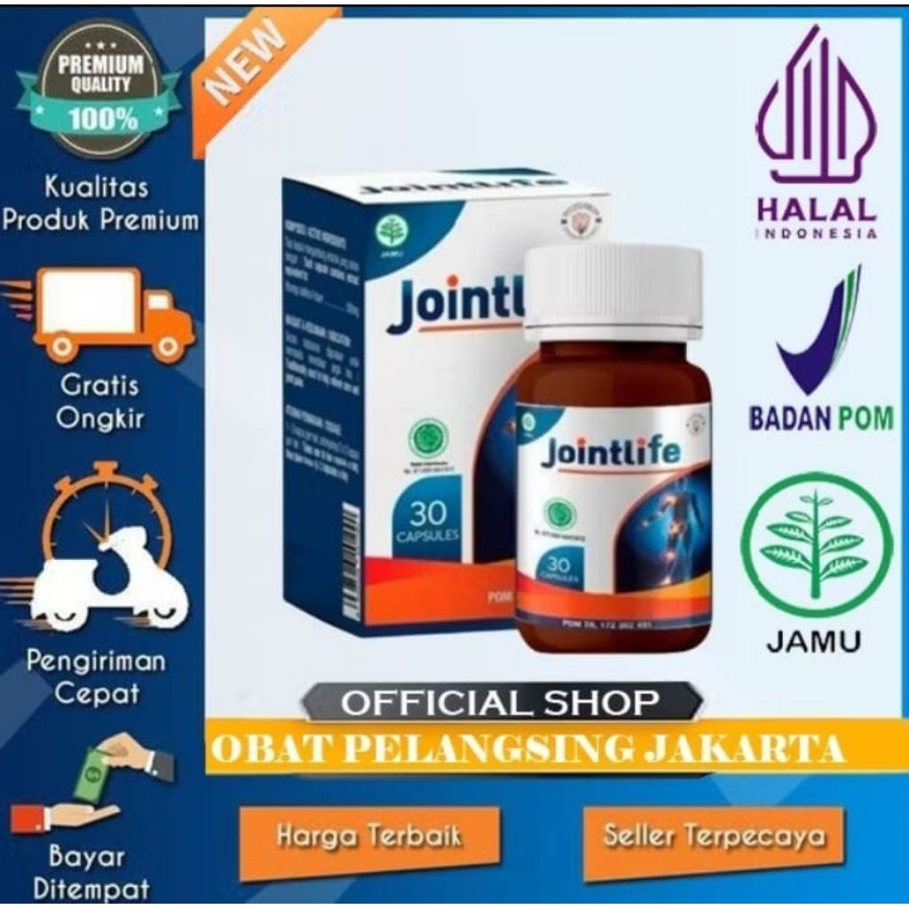 BISA COD | Jointlife Original Obat Sakit Tulang Keropos Nyeri Otot Sendi Herbal
