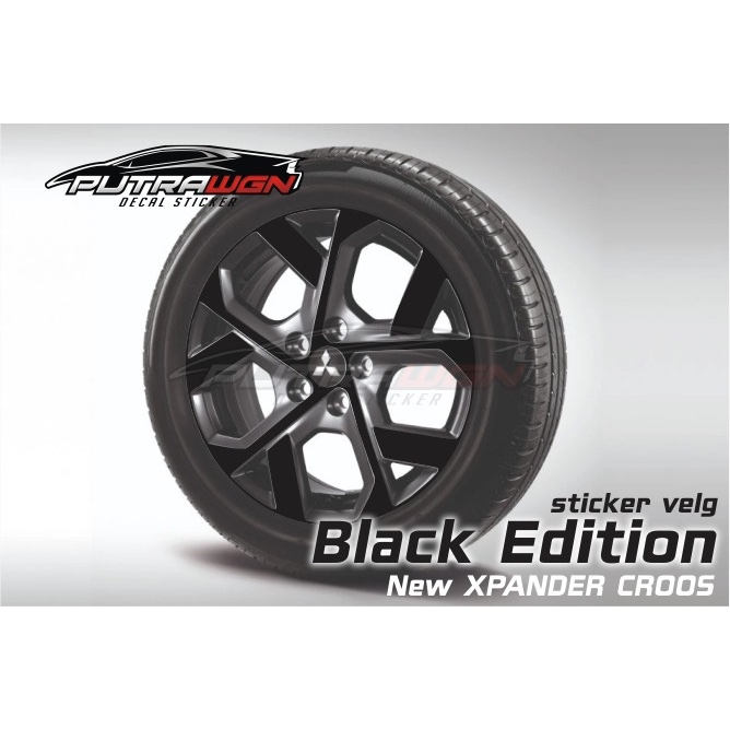 Sticker Velg New Xpander Cross "Black Edition"