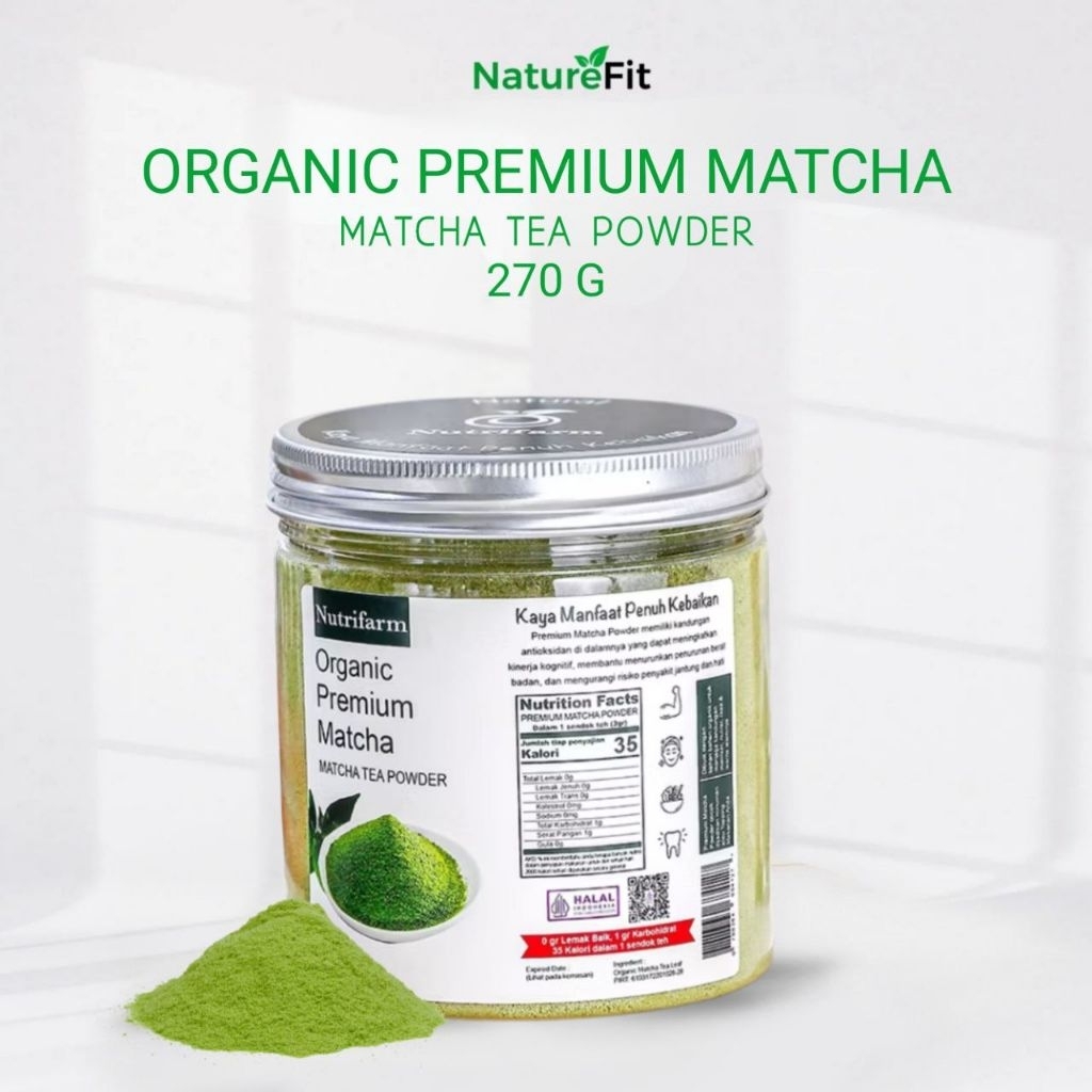 

Matcha Powder Organic Premium - Bubuk Matcha Minuman Premium 270Gr