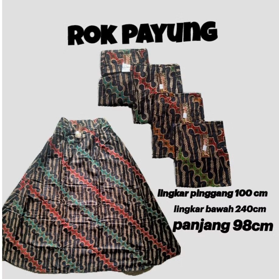 Rok klok payung muslimah