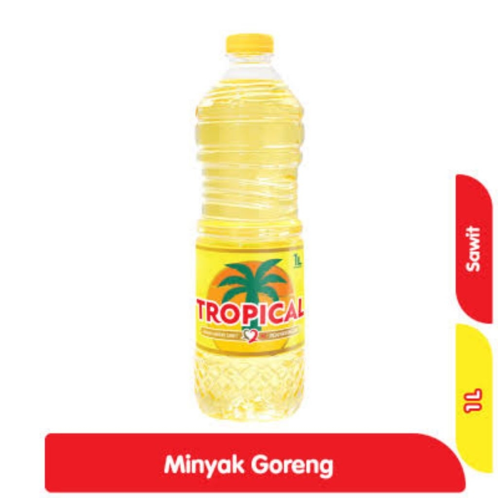 

Minyak goreng Tropical 1liter