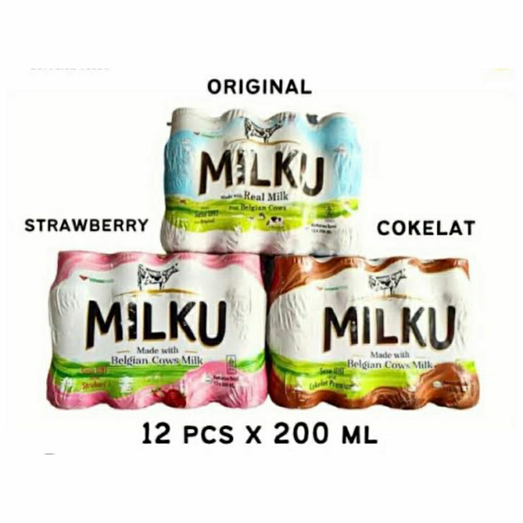 

Susu Milku 200 ml ( 1 dus isi 12 botol )