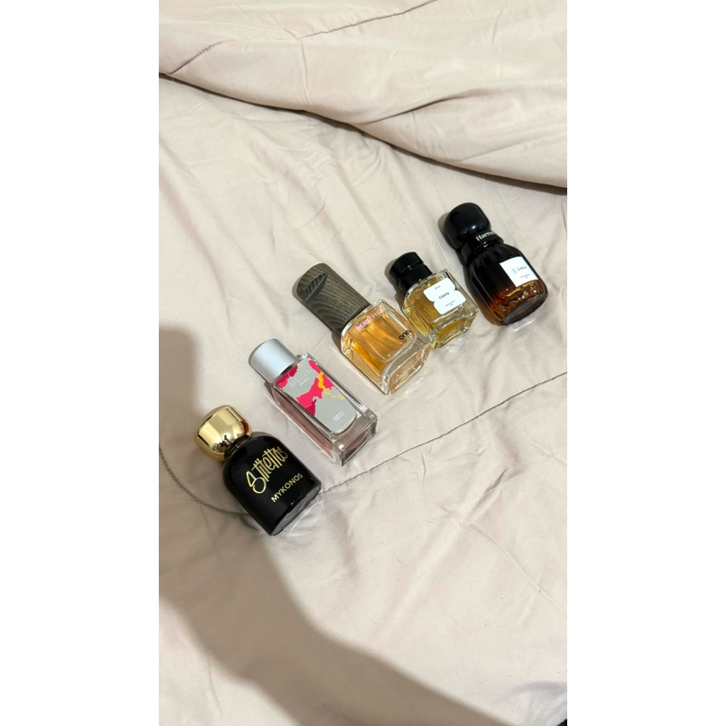 MYKONOS STILETTOS / ESER PARFUME BERILIUM / BEAUTY NOW BY JESSICA MILA / SAKA PARFUME HARRODS & CONN