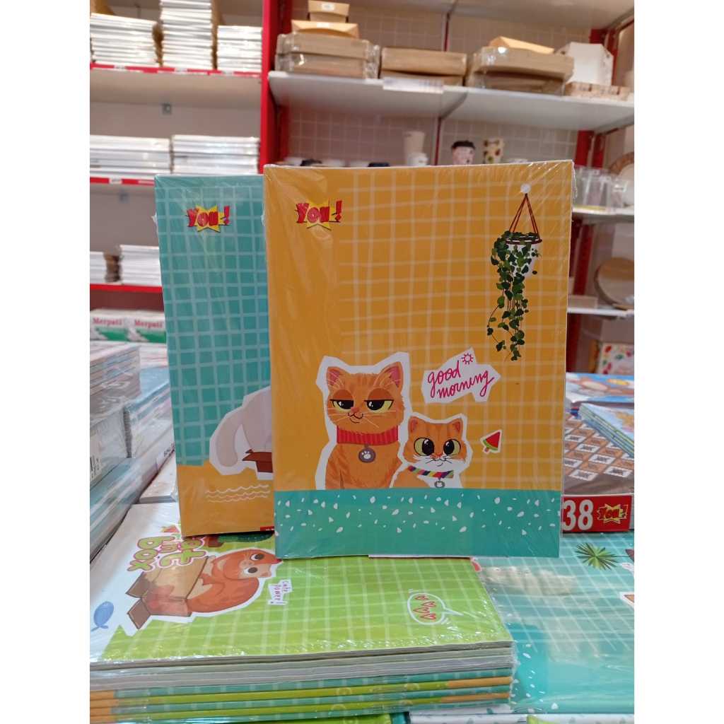 

BUKU MURAH!!! YOU Buku Tulis 38 Lembar - 10 Buku / Cover Random