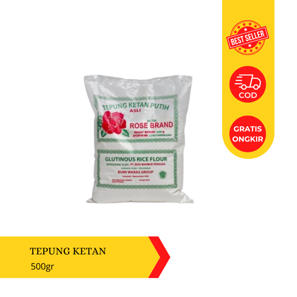 

Tepung Ketan Rosebrand 500gr