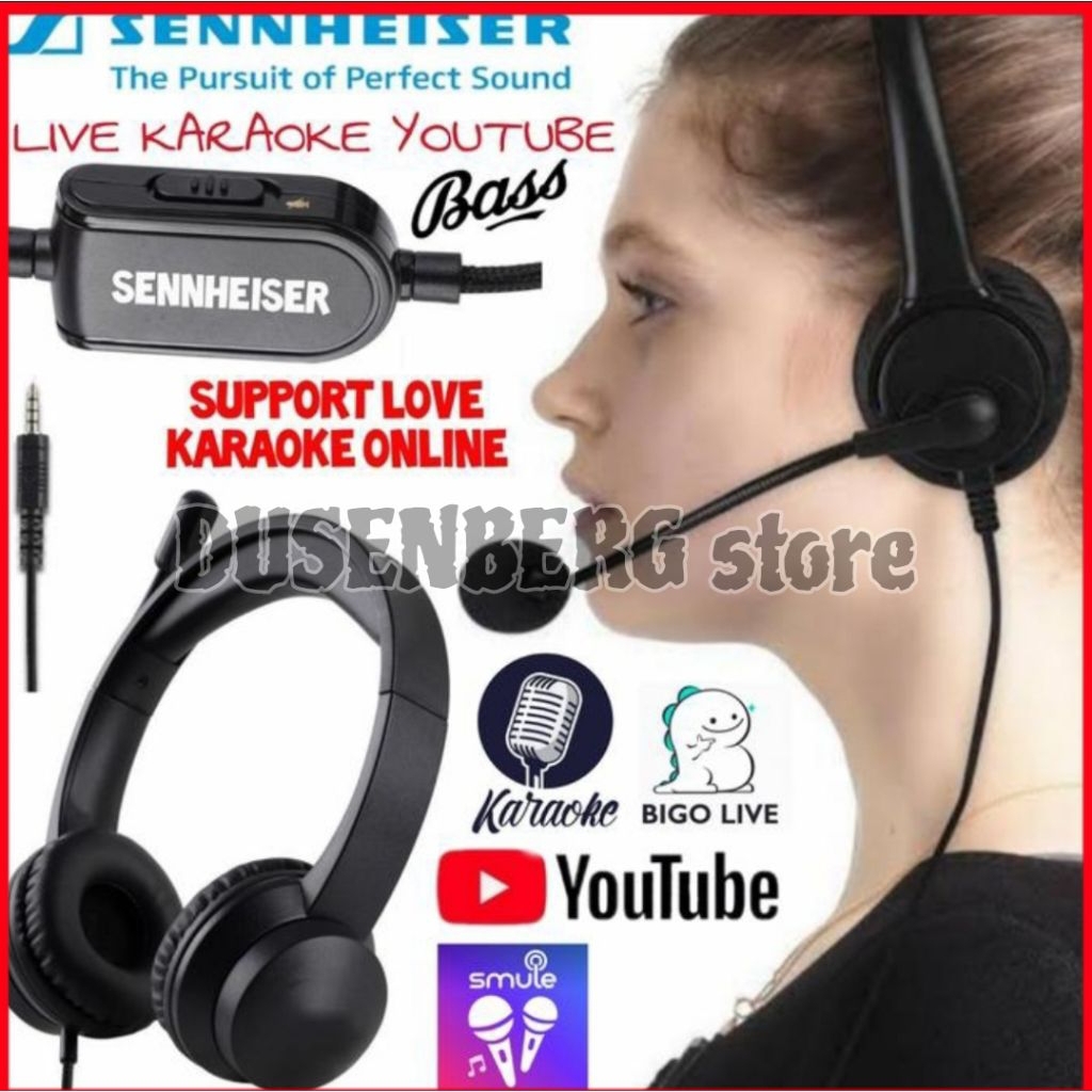 Mic Earphone Headset Khusus Karaoke Di Hp Andorid Smule Youtube Update - IOS