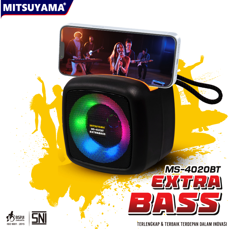 Radio Speaker Portable Bluetooth Mitsuyama Extrabass