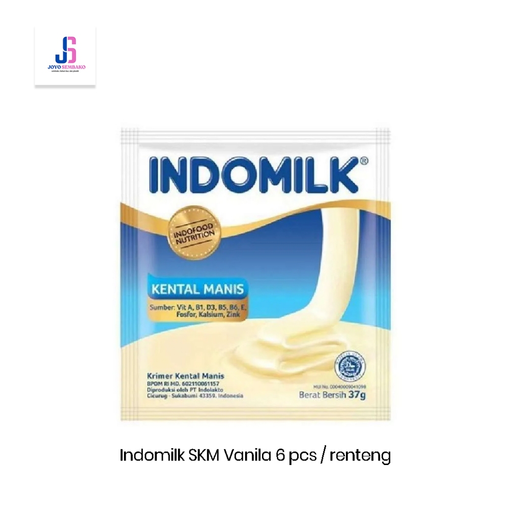 

INDOMILK SKM VANILA 6 SACHET