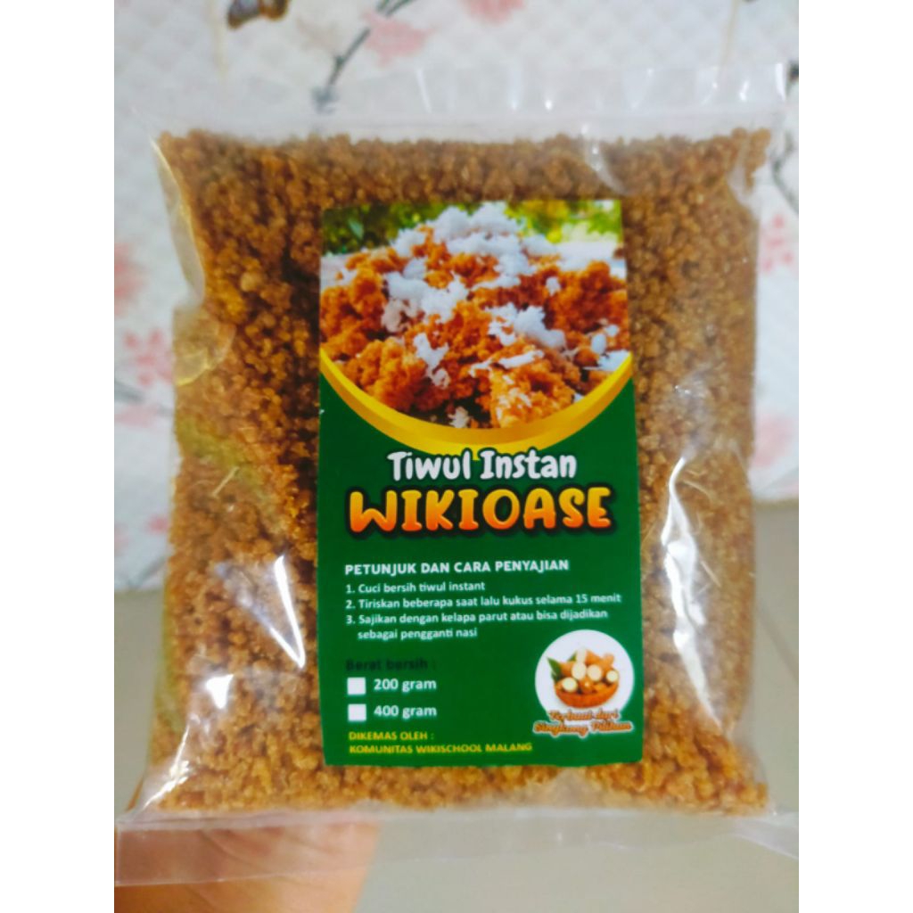 

Tiwul Instan Coklat Kuning Wikioase Pengganti Nasi Sehat Untuk Diet