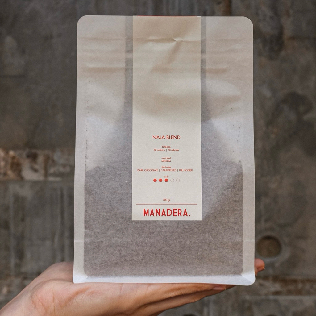 

MANADERA - Nala Blend / Biji Bubuk Kopi 200 gr