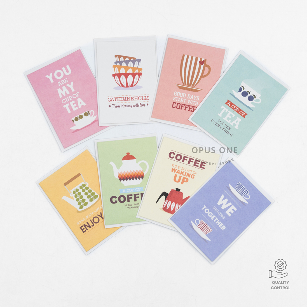 

Opus One Coffee & Tea Greeting Card TG05-A11 20382