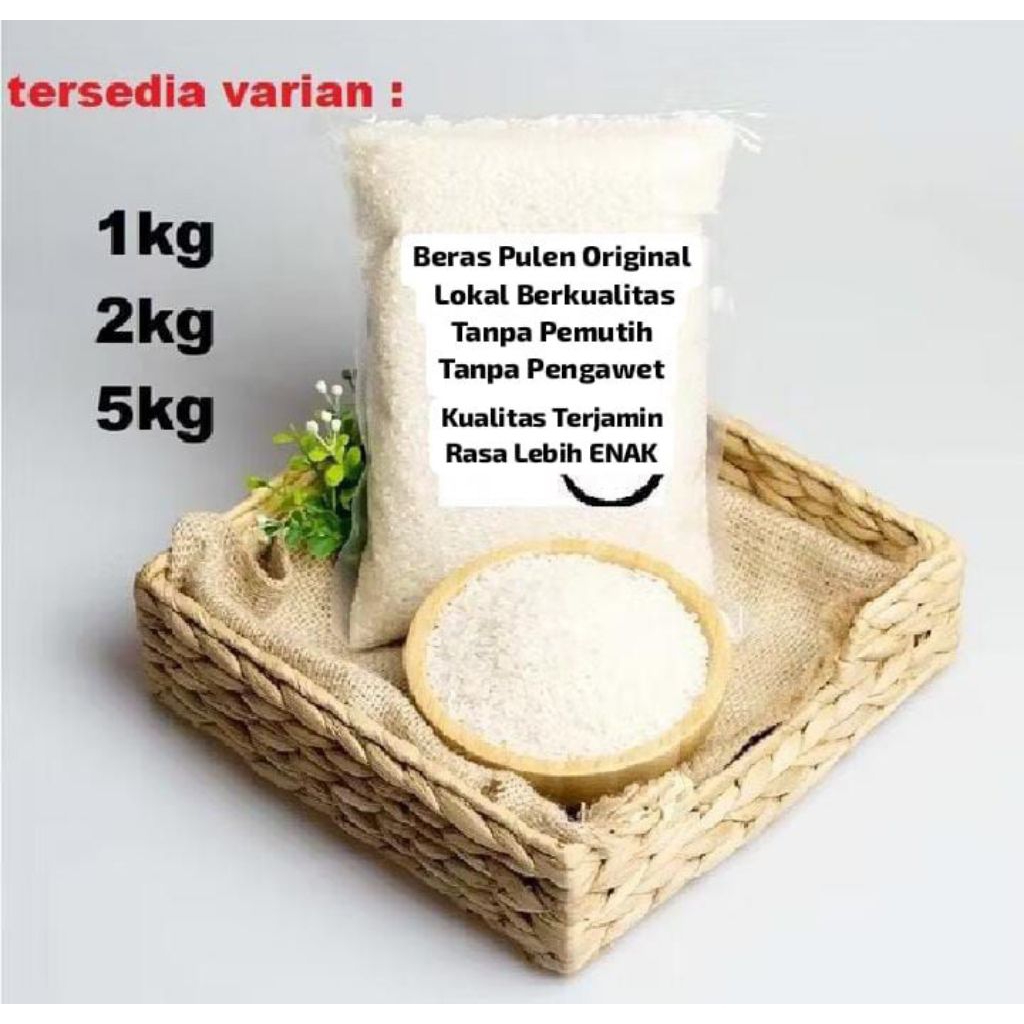 

Beras Super Original 1 kg - 5 kg Pulen Berkualitas