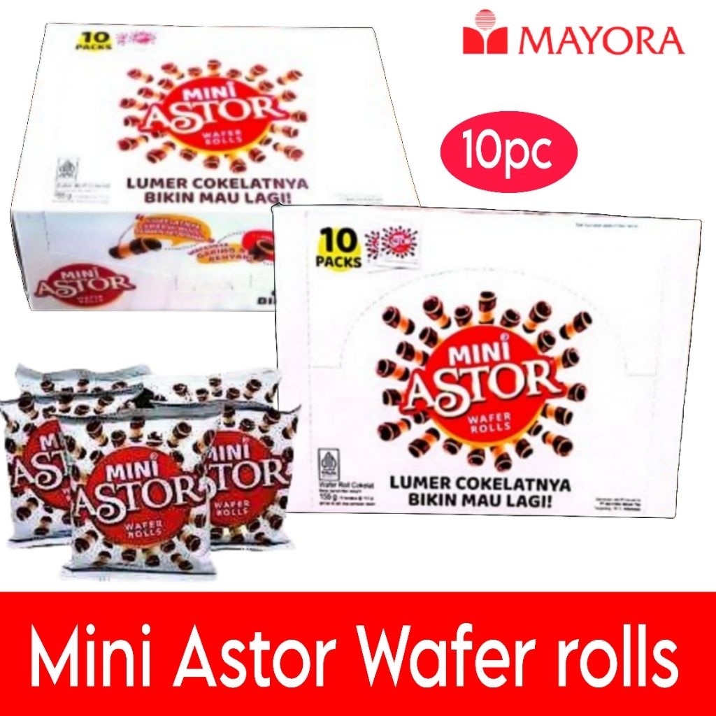 

Mini Astor wafer stik coklat isi 10sachet
