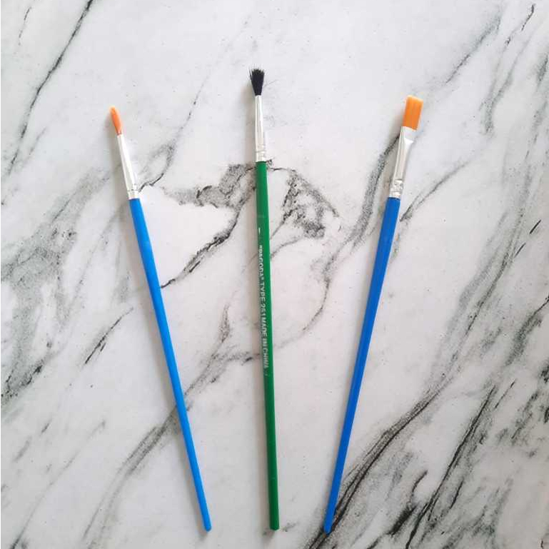 

Kuas Cat Air Pipih dan Kuas Lancip Nilon Kuas Pagoda