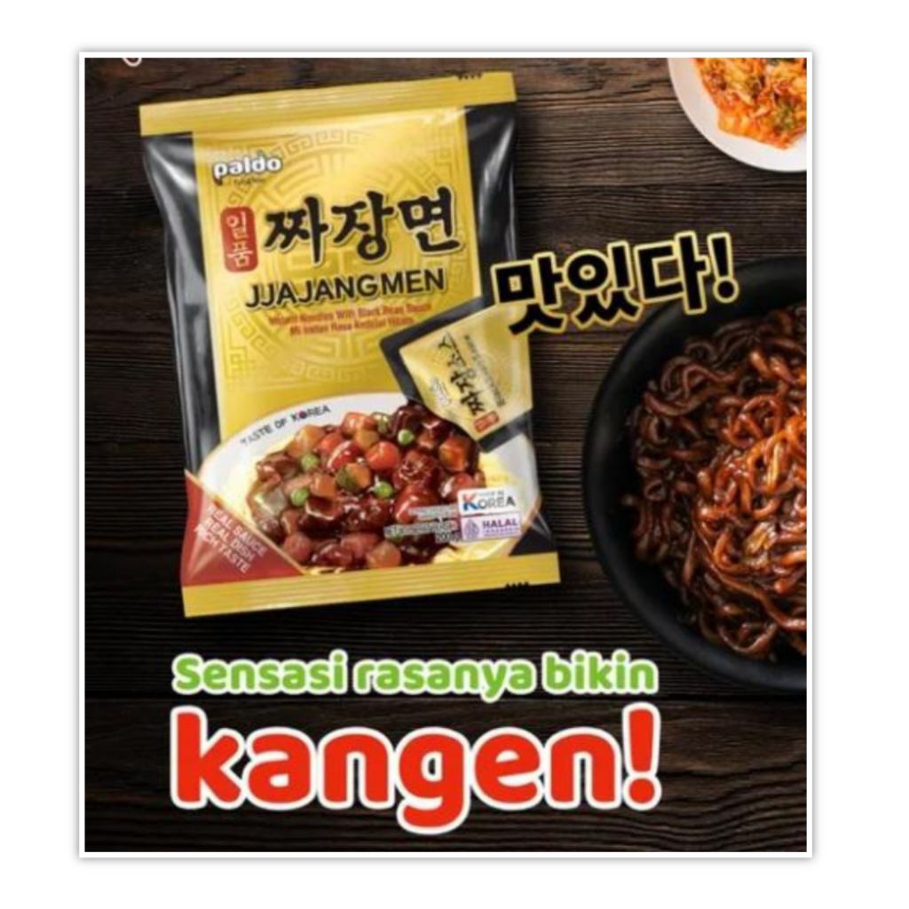 

Paldo Jjajangmen 200 gr Mi Instan Korea Rasa Kedelai Hitam