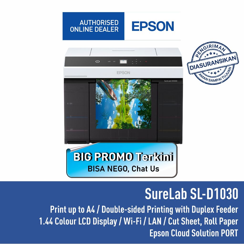 Printer EPSON SURELAB SL D1030 SL-D1030 Printer Photo Foto MiniLab WiFi Duplex Ganti SL-D830 D830 Re