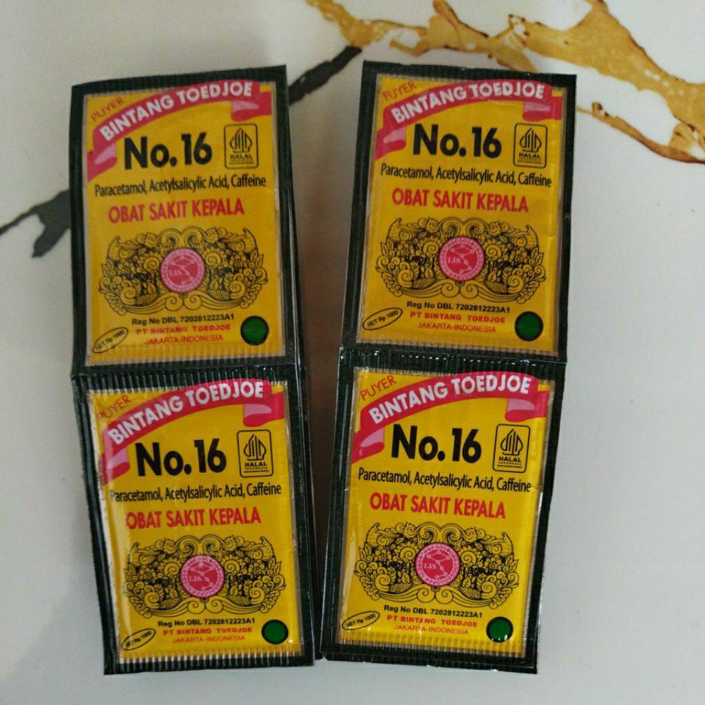 

Bintang Toedjoe no 16 Renceng isi 12 Sachet
