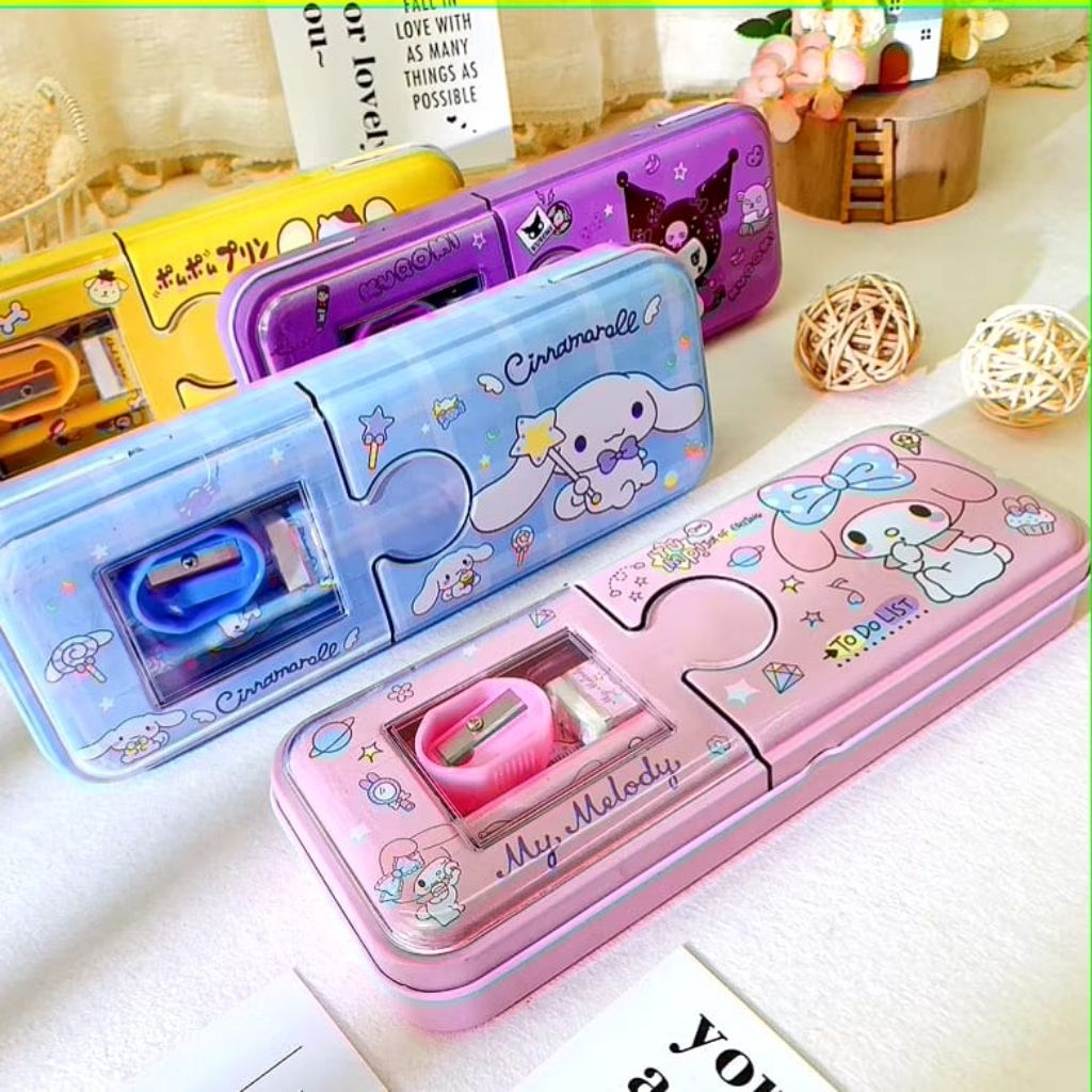 

Kotak Pensil Sanrio Bening 2 Tingkat / Kotak Pensil Sanrio / Kotak Pensil Lucu / Kotak Pensil Anak