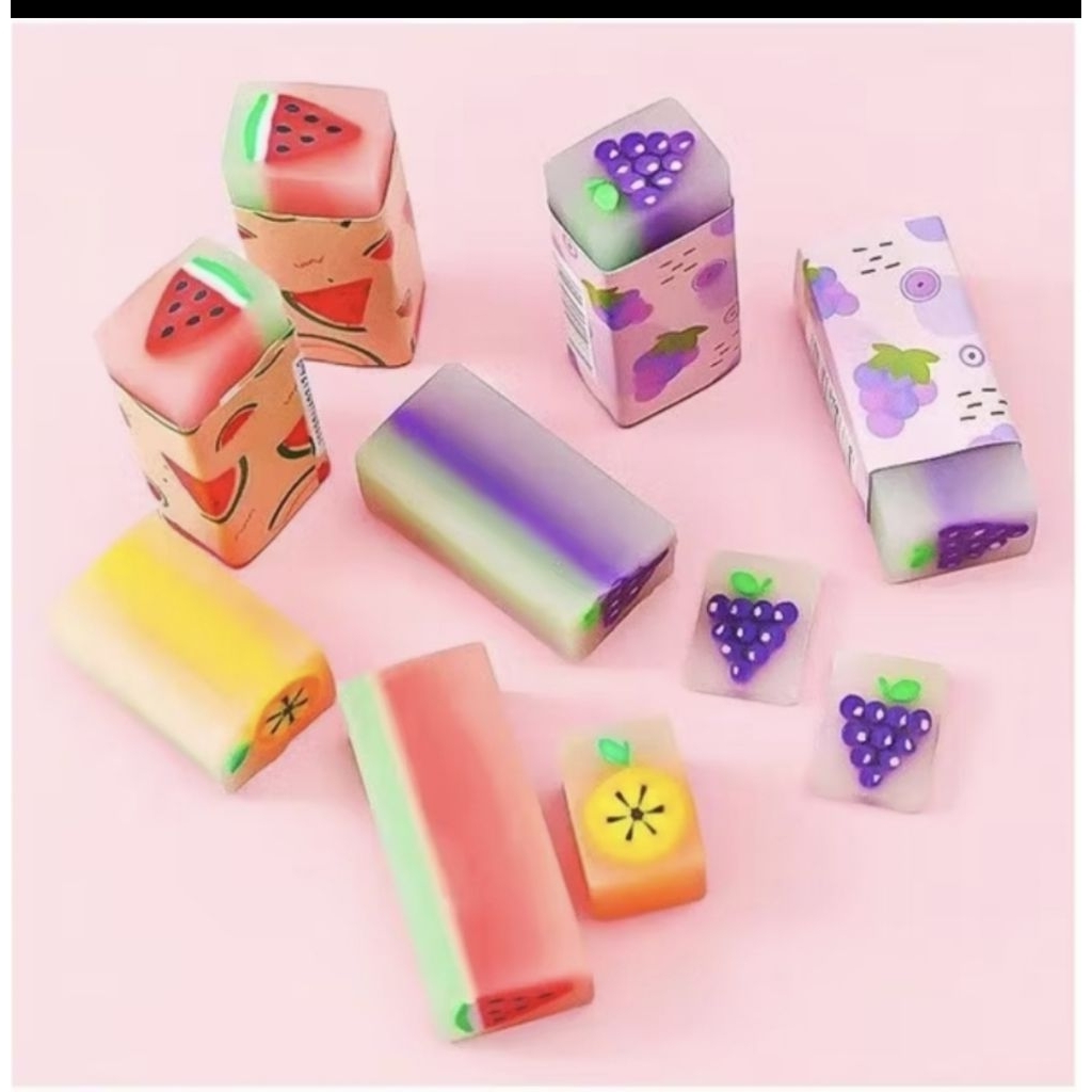 

Penghapus Pensil Lucu Motif Buah – Fruit Eraser Imut