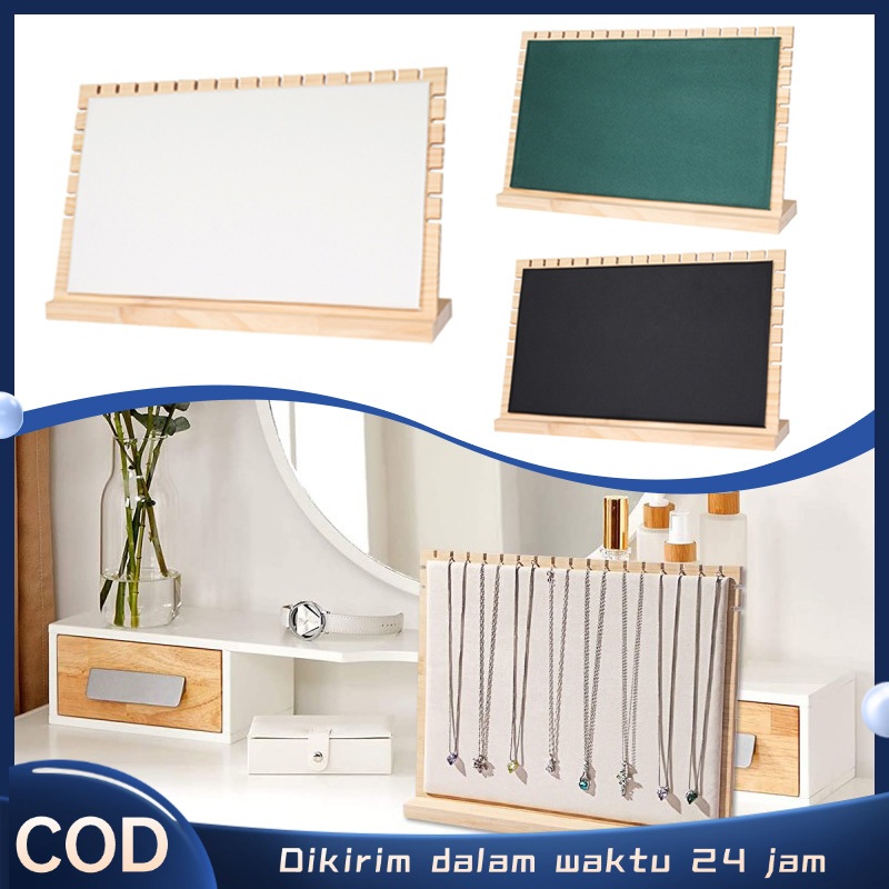 40cm Display Kalung Display Perhiasan Kalung Kayu Tempat Kalung Kayu Display Kalung Perhiasan