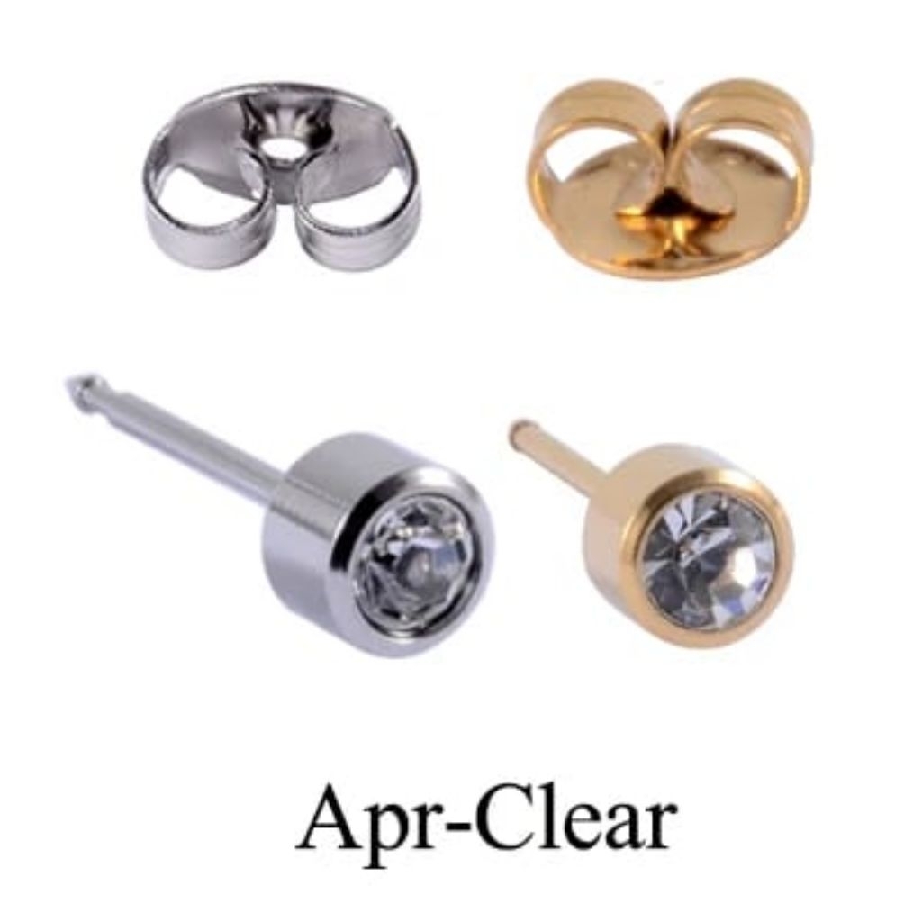 ANTING TINDIK STAINLESS / ANTING PERMATA / ANTING TEMBAK