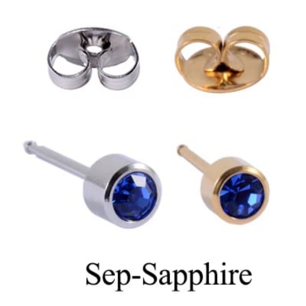 ANTING TINDIK STAINLESS / ANTING PERMATA / ANTING TEMBAK