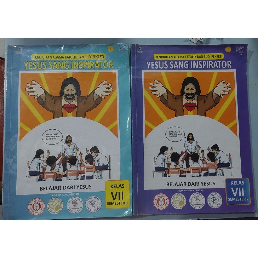 yesus sang inspirator kelas 7 semester 1 dan 2 bekas pakai